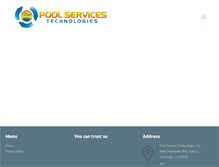 Tablet Screenshot of poolservicestech.com